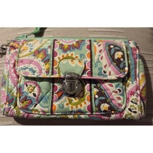 Vera Bradley‎ Wristlet/Clutch Retired Tutti Frutti Push Lock Closure